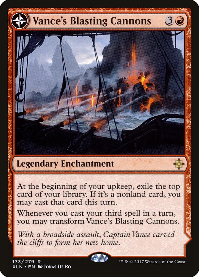Vance's Blasting Cannons // Spitfire Bastion [Ixalan] | Odin's Place