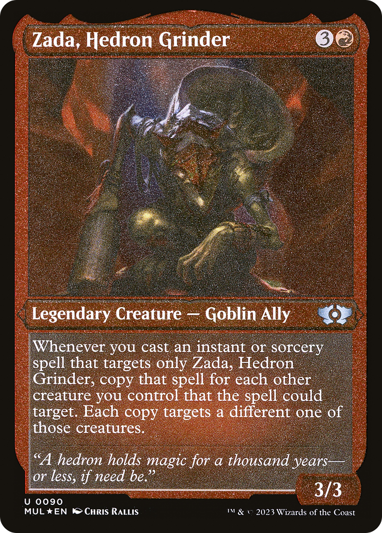Zada, Hedron Grinder (Foil Etched) [Multiverse Legends] | Odin's Place