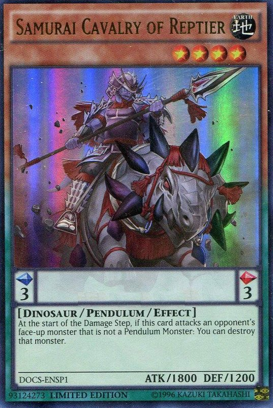 Samurai Cavalry of Reptier (ENSP1) [DOCS-ENSP1] Ultra Rare | Odin's Place