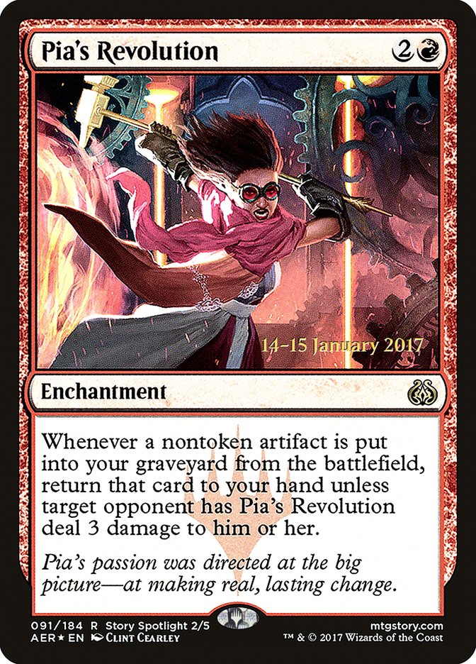 Pia's Revolution (91) [Aether Revolt Prerelease Promos] | Odin's Place