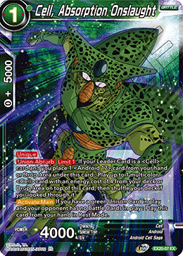 Cell, Absorption Onslaught (EX20-07) [Ultimate Deck 2022] | Odin's Place