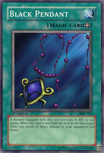 Black Pendant [MRL-003] Super Rare | Odin's Place
