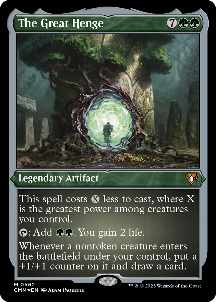 The Great Henge (Foil Etched) [Commander Masters] | Odin's Place
