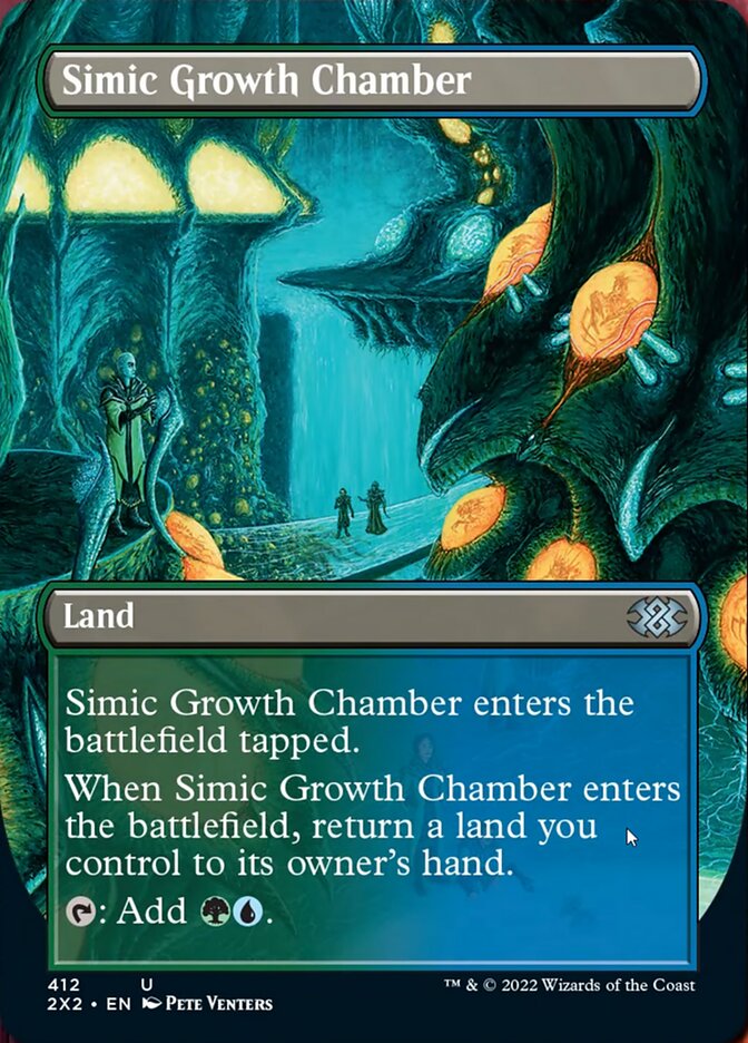 Simic Growth Chamber (Borderless Alternate Art) [Double Masters 2022] | Odin's Place