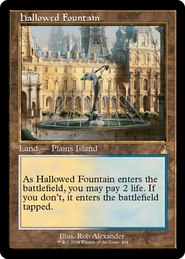 Hallowed Fountain (Retro) [Ravnica Remastered] | Odin's Place