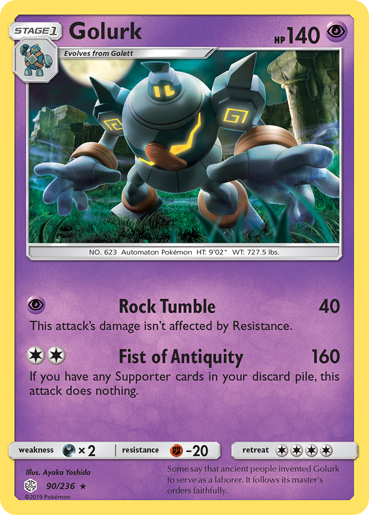 Golurk (90/236) [Sun & Moon: Cosmic Eclipse] | Odin's Place