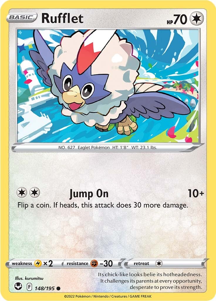 Rufflet (148/195) [Sword & Shield: Silver Tempest] | Odin's Place