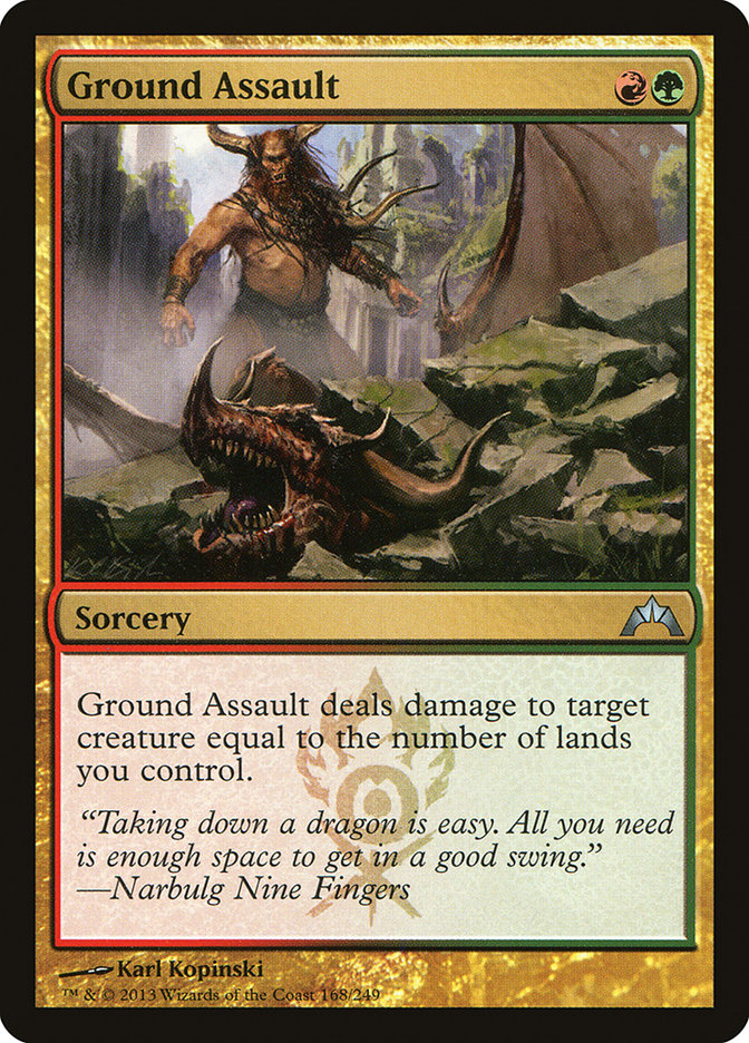Ground Assault (168) [Gatecrash] | Odin's Place