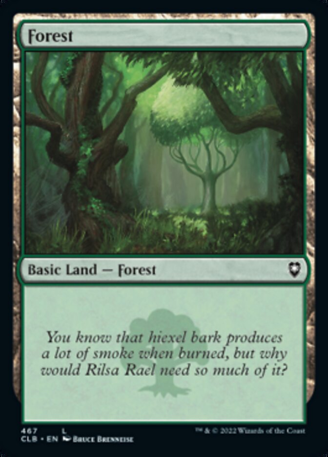 Forest (467) [Commander Legends: Battle for Baldur's Gate] | Odin's Place