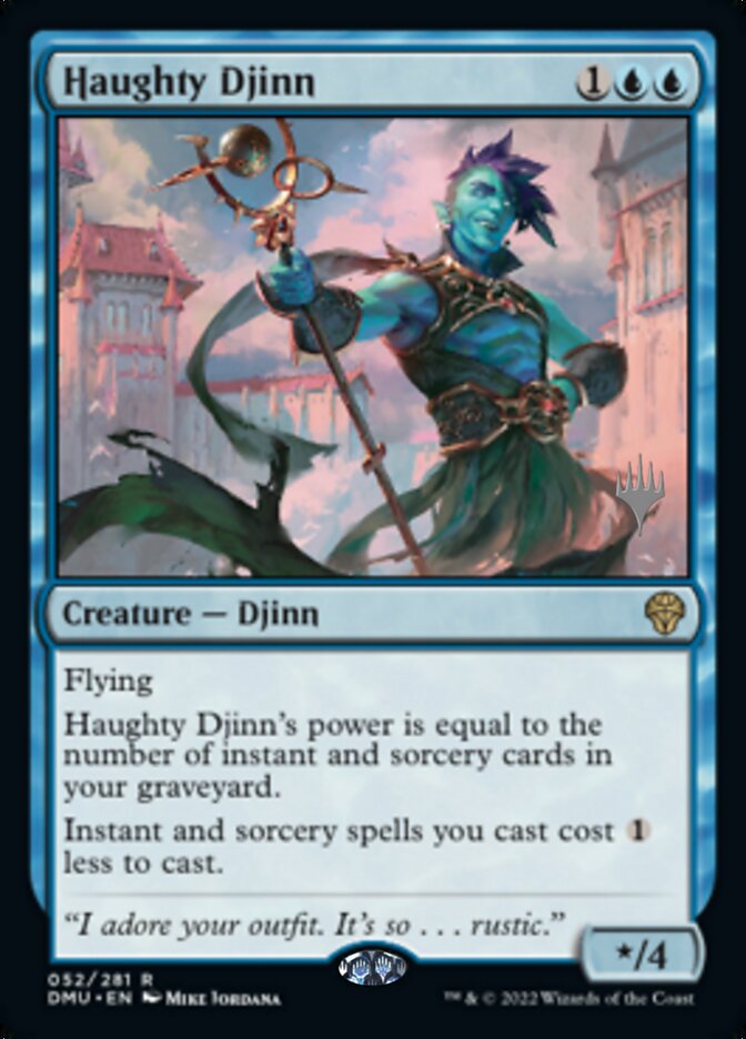 Haughty Djinn (Promo Pack) [Dominaria United Promos] | Odin's Place