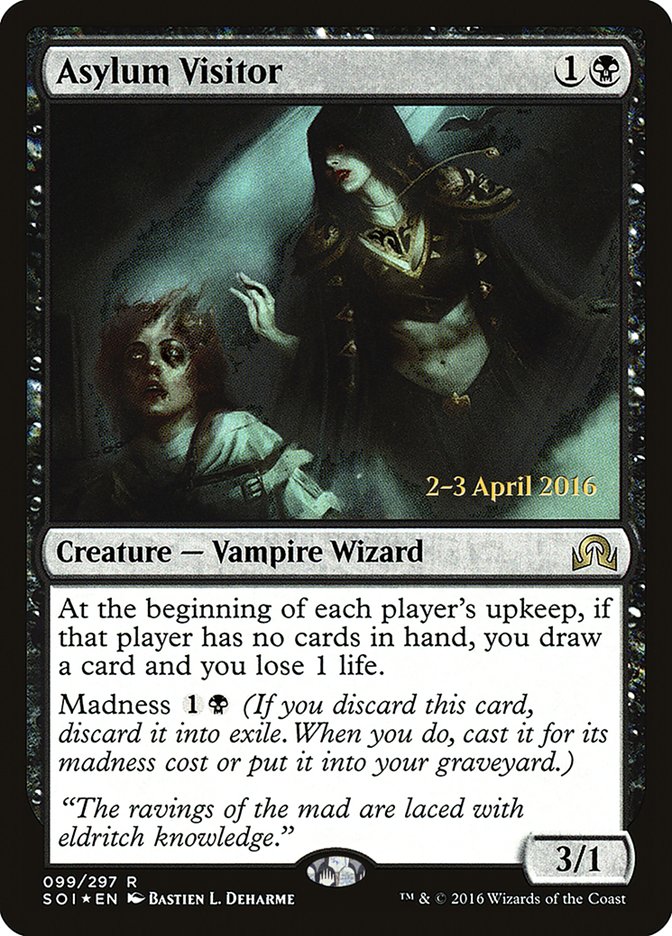 Asylum Visitor (99) [Shadows over Innistrad Prerelease Promos] | Odin's Place