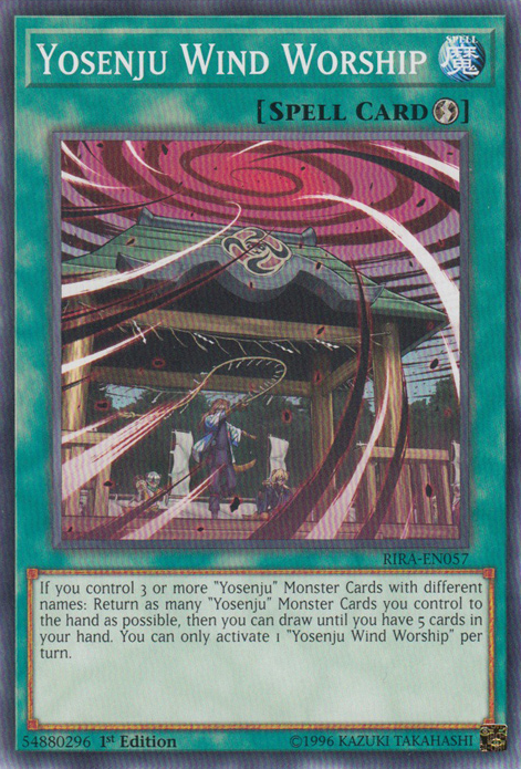 Yosenju Wind Worship [RIRA-EN057] Common | Odin's Place