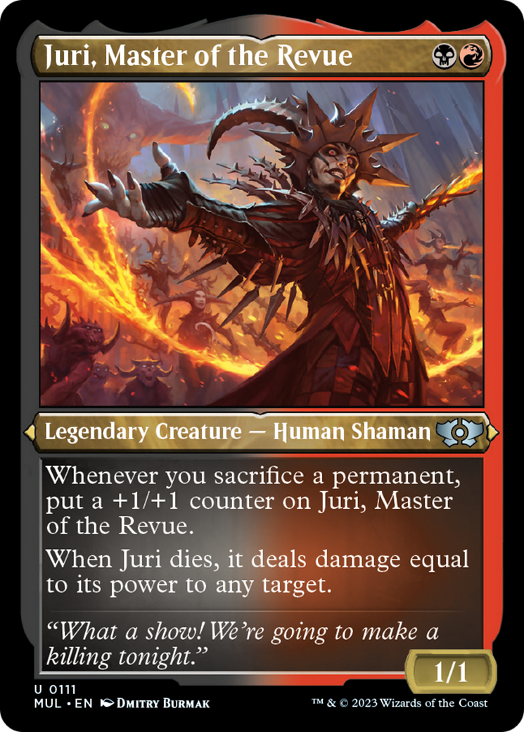 Juri, Master of the Revue (Foil Etched) [Multiverse Legends] | Odin's Place