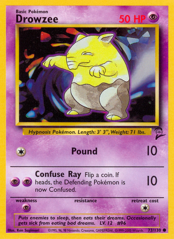 Drowzee (73/130) [Base Set 2] | Odin's Place