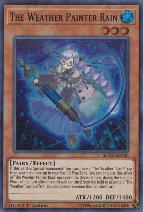 The Weather Painter Rain [SPWA-EN030] Super Rare | Odin's Place