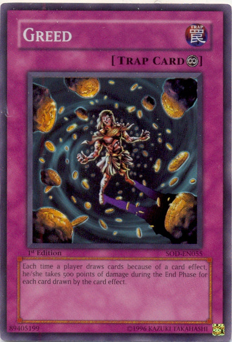Greed [SOD-EN055] Super Rare | Odin's Place