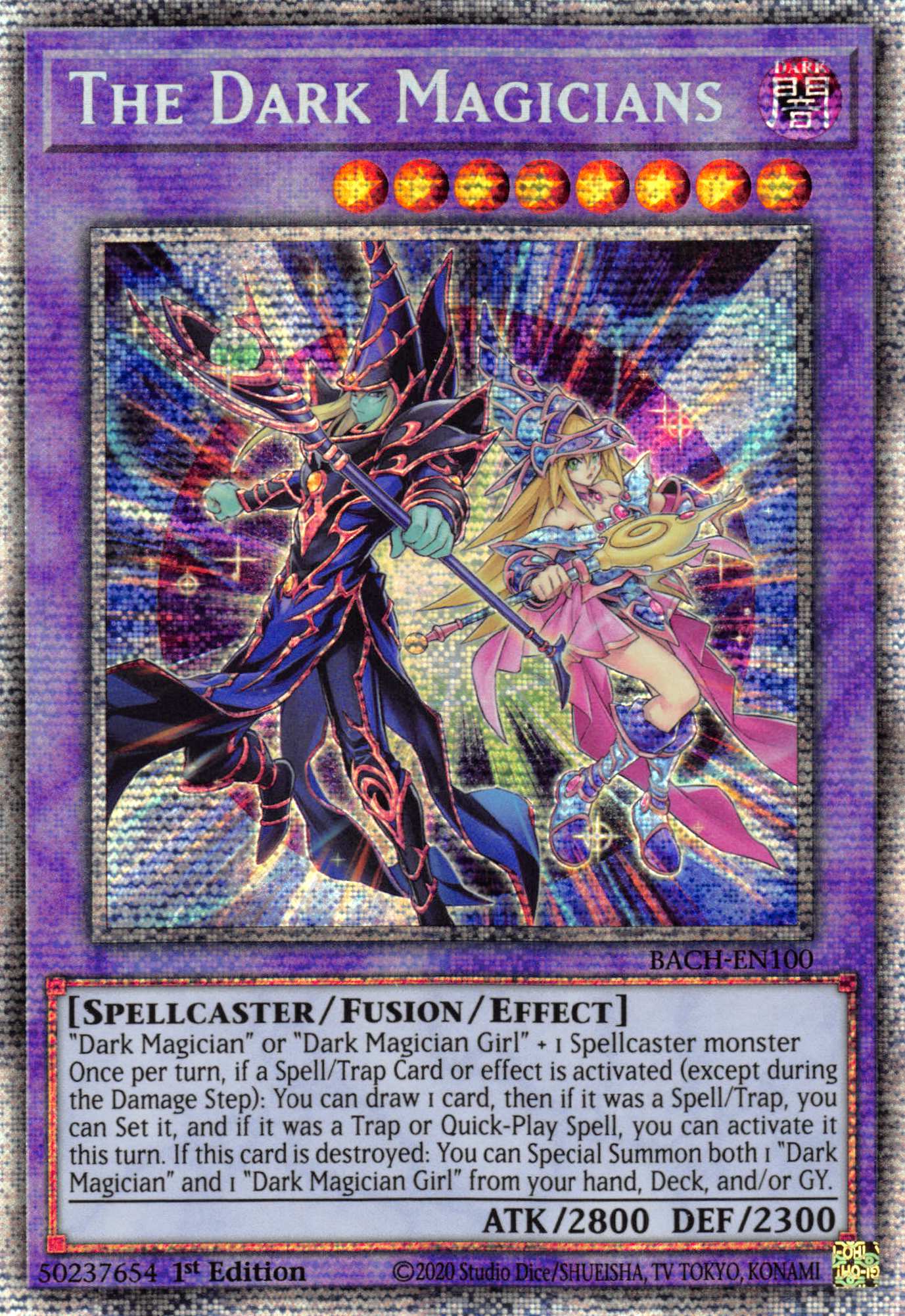The Dark Magicians [BACH-EN100] Starlight Rare | Odin's Place