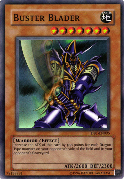 Buster Blader [DB1-EN095] Super Rare | Odin's Place