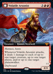 Volatile Arsonist // Dire-Strain Anarchist (Extended Art) [Innistrad: Crimson Vow] | Odin's Place