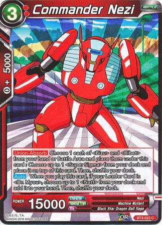 Commander Nezi (BT3-022) [Cross Worlds] | Odin's Place