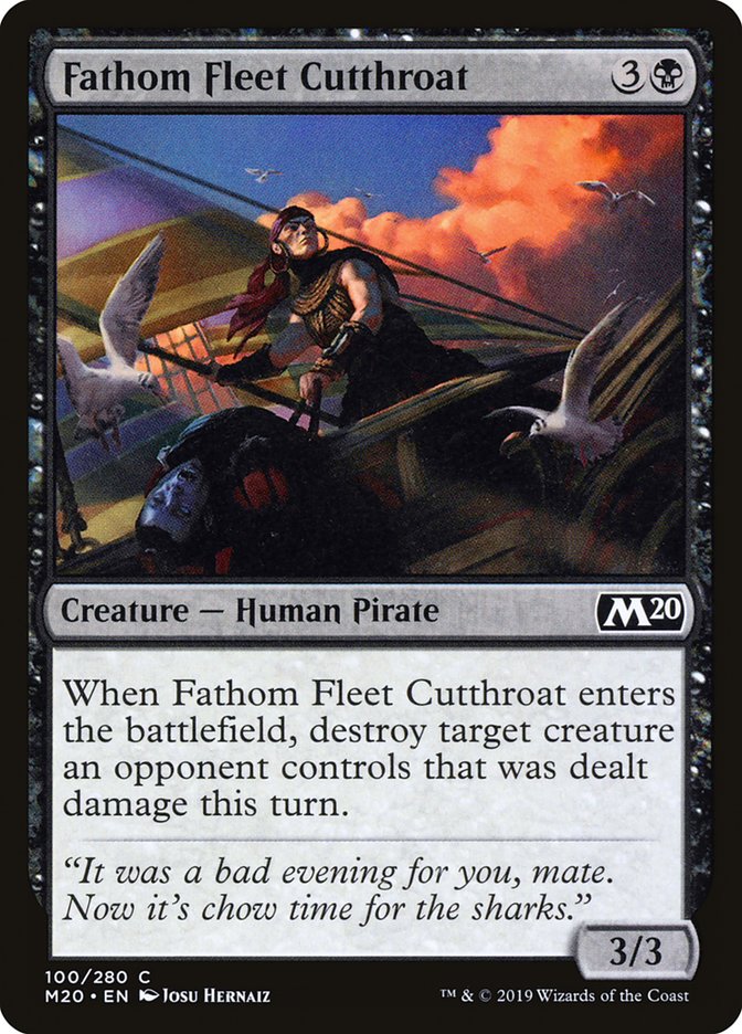 Fathom Fleet Cutthroat [Core Set 2020] | Odin's Place