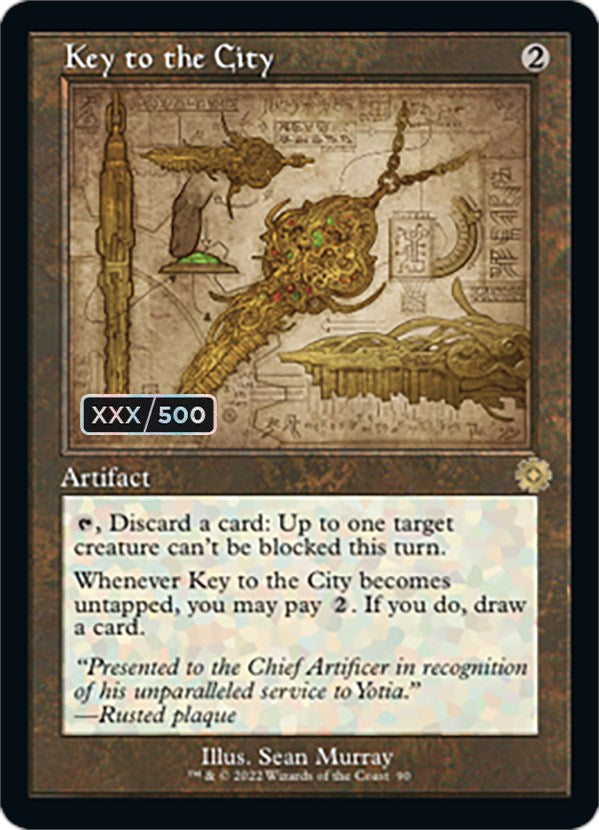 Key to the City (Retro Schematic) (Serialized) [The Brothers' War Retro Artifacts] | Odin's Place