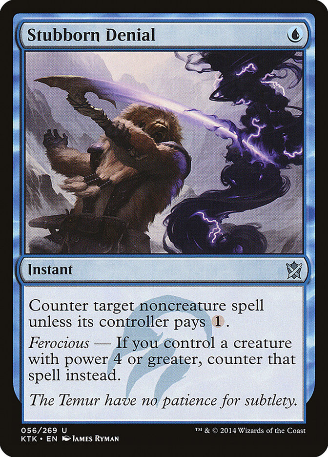 Stubborn Denial (56) [Khans of Tarkir] | Odin's Place