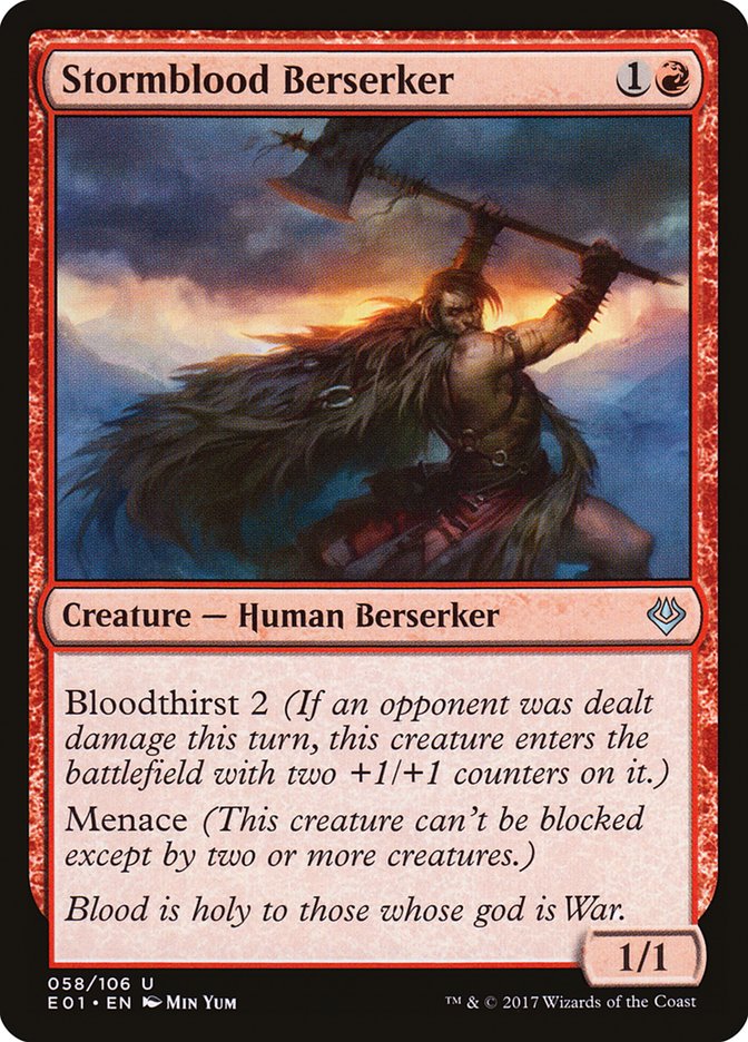 Stormblood Berserker (58) [Archenemy: Nicol Bolas] | Odin's Place