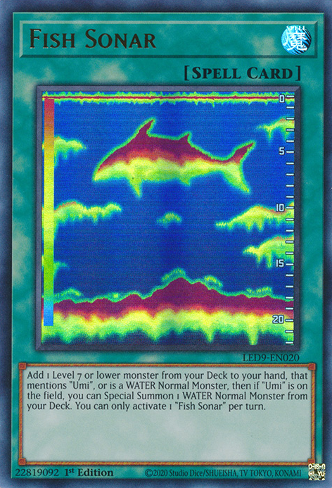 Fish Sonar [LED9-EN020] Ultra Rare | Odin's Place