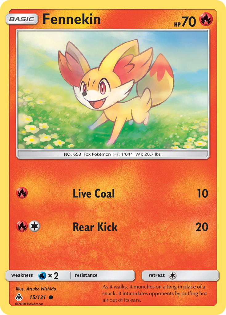 Fennekin (15/131) [Sun & Moon: Forbidden Light] | Odin's Place