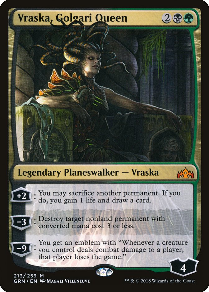 Vraska, Golgari Queen (213) [Guilds of Ravnica] | Odin's Place