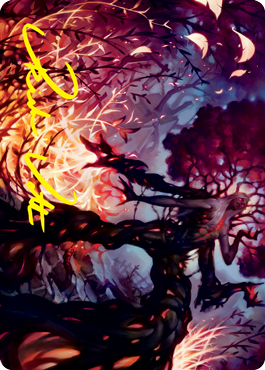 Splendid Reclamation Art Card (Gold-Stamped Signature) [Innistrad: Crimson Vow Art Series] | Odin's Place