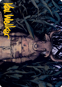 Fleshtaker Art Card (Gold-Stamped Signature) [Innistrad: Midnight Hunt Art Series] | Odin's Place
