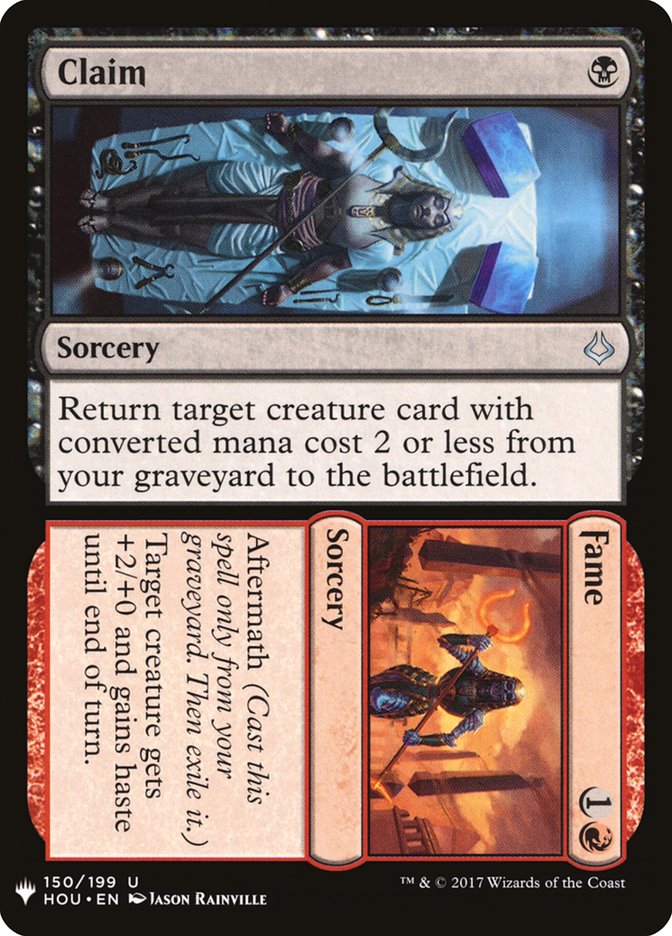 Claim // Fame [Mystery Booster] | Odin's Place