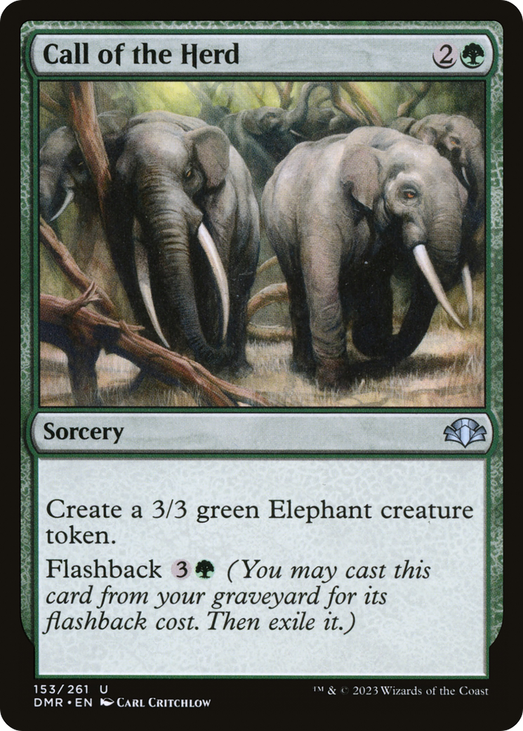 Call of the Herd [Dominaria Remastered] | Odin's Place