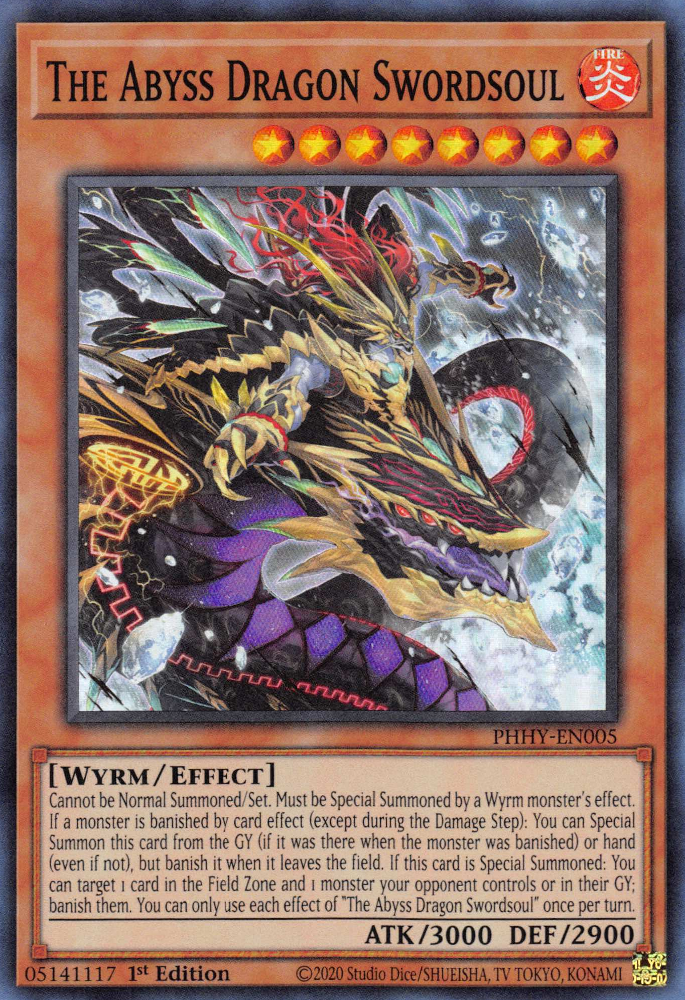 The Abyss Dragon Swordsoul [PHHY-EN005] Super Rare | Odin's Place
