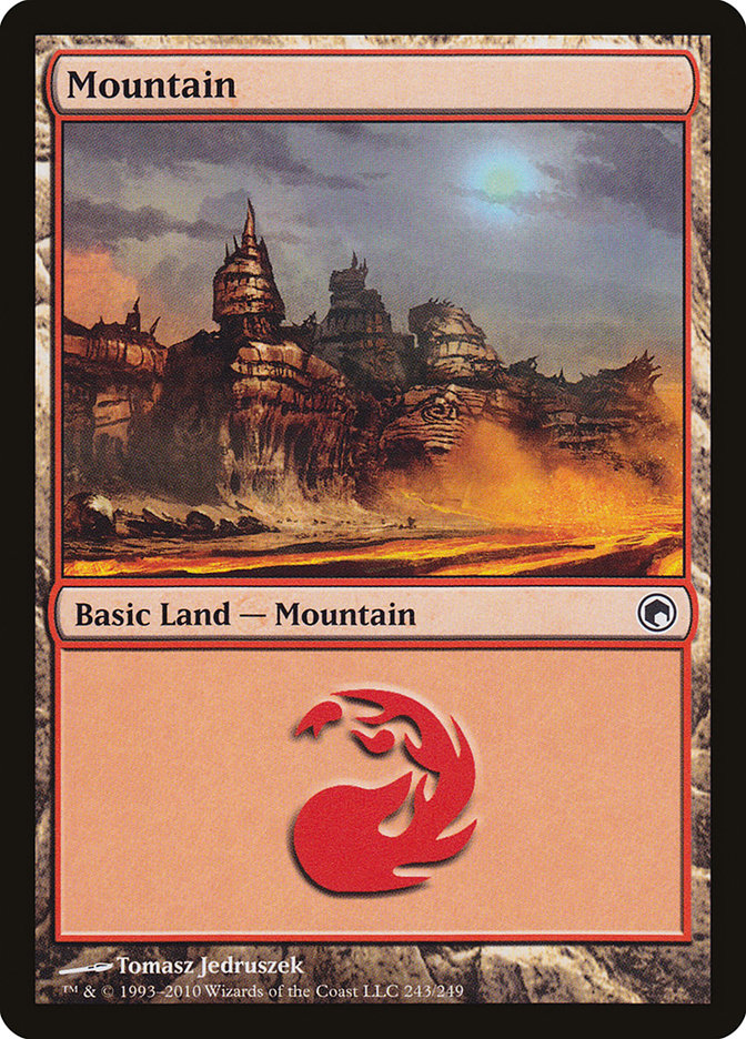Mountain (243) [Scars of Mirrodin] | Odin's Place