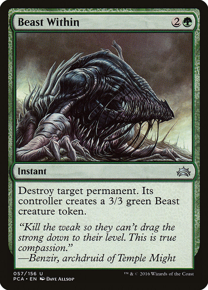 Beast Within (57) [Planechase Anthology] | Odin's Place