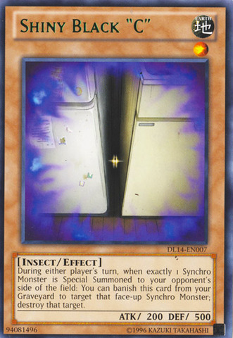 Shiny Black "C" (Green) [DL14-EN007] Rare | Odin's Place