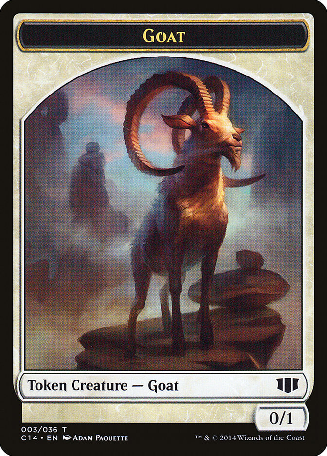 Wurm (033/036) // Goat Double-Sided Token [Commander 2014 Tokens] | Odin's Place