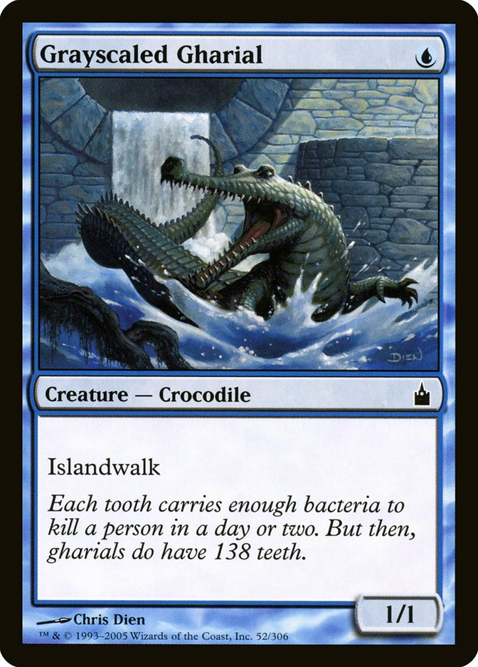 Grayscaled Gharial (52) [Ravnica: City of Guilds] | Odin's Place