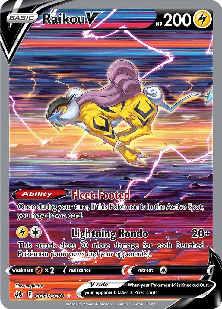 Raikou V (GG41/GG70) [Sword & Shield: Crown Zenith] | Odin's Place