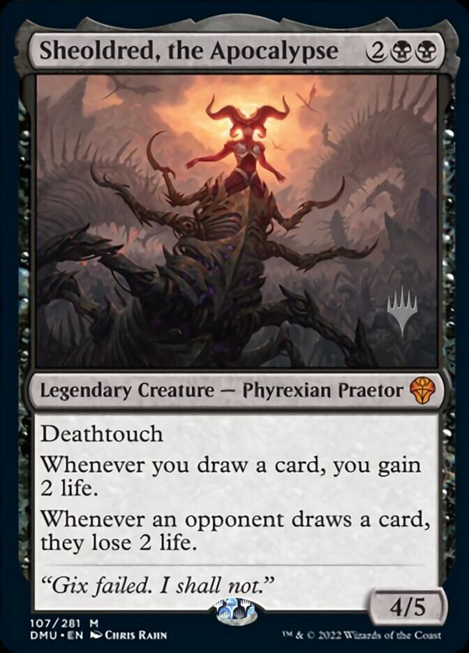 Sheoldred, the Apocalypse (Promo Pack) [Dominaria United Promos] | Odin's Place