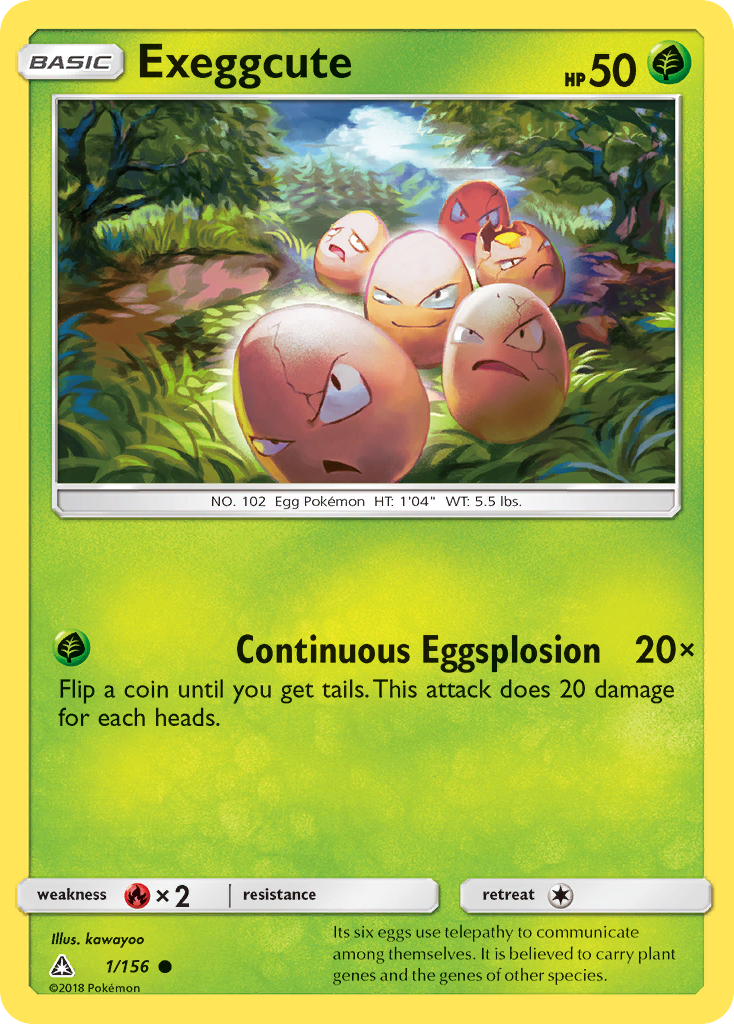 Exeggcute (1/156) [Sun & Moon: Ultra Prism] | Odin's Place