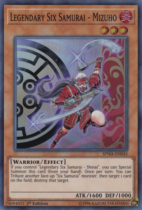 Legendary Six Samurai - Mizuho [SPWA-EN045] Super Rare | Odin's Place