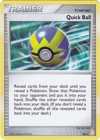 Quick Ball (10/11) [Diamond & Pearl: Trainer Kit - Lucario] | Odin's Place