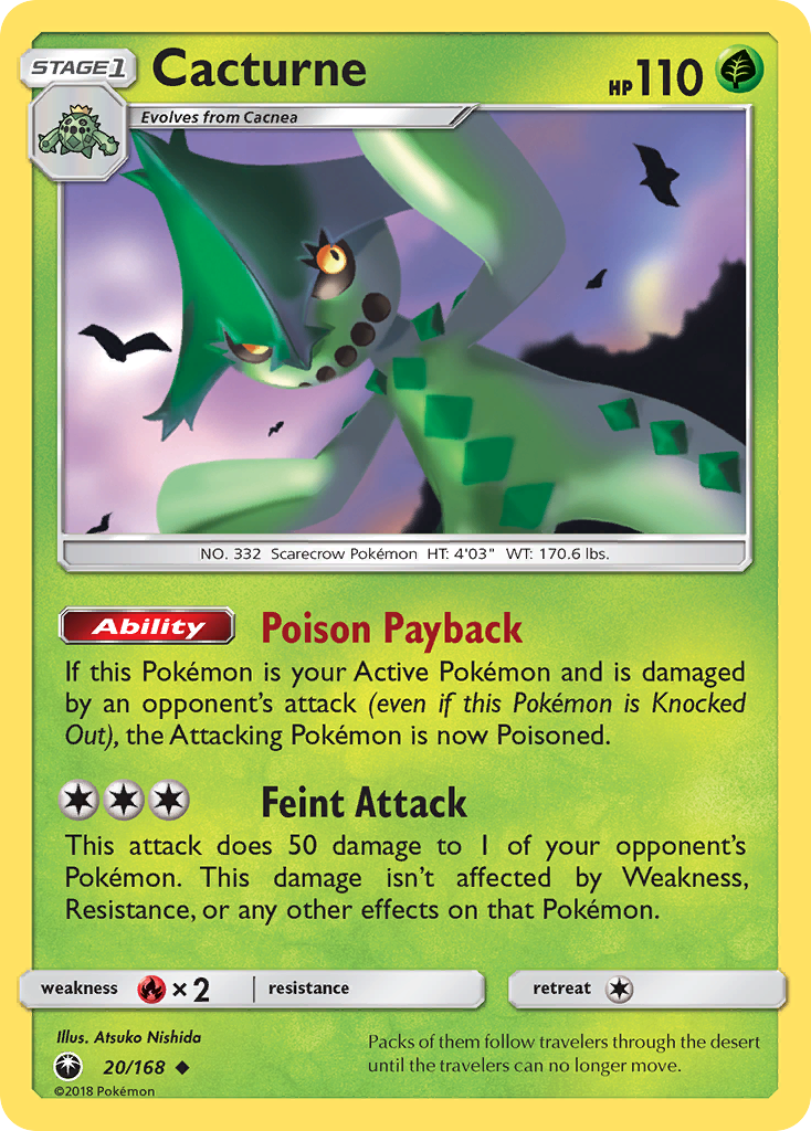 Cacturne (20/168) [Sun & Moon: Celestial Storm] | Odin's Place