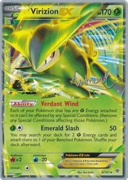 Virizion EX (9/101) (Emerald King - Andrew Estrada) [World Championships 2014] | Odin's Place