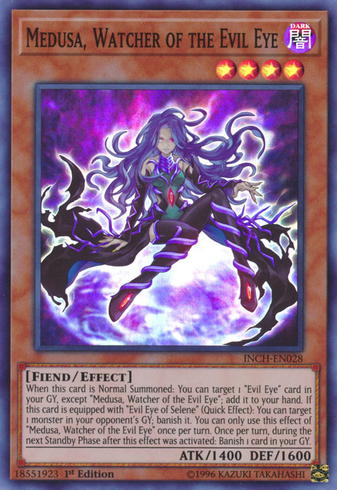 Medusa, Watcher of the Evil Eye [INCH-EN028] Super Rare | Odin's Place