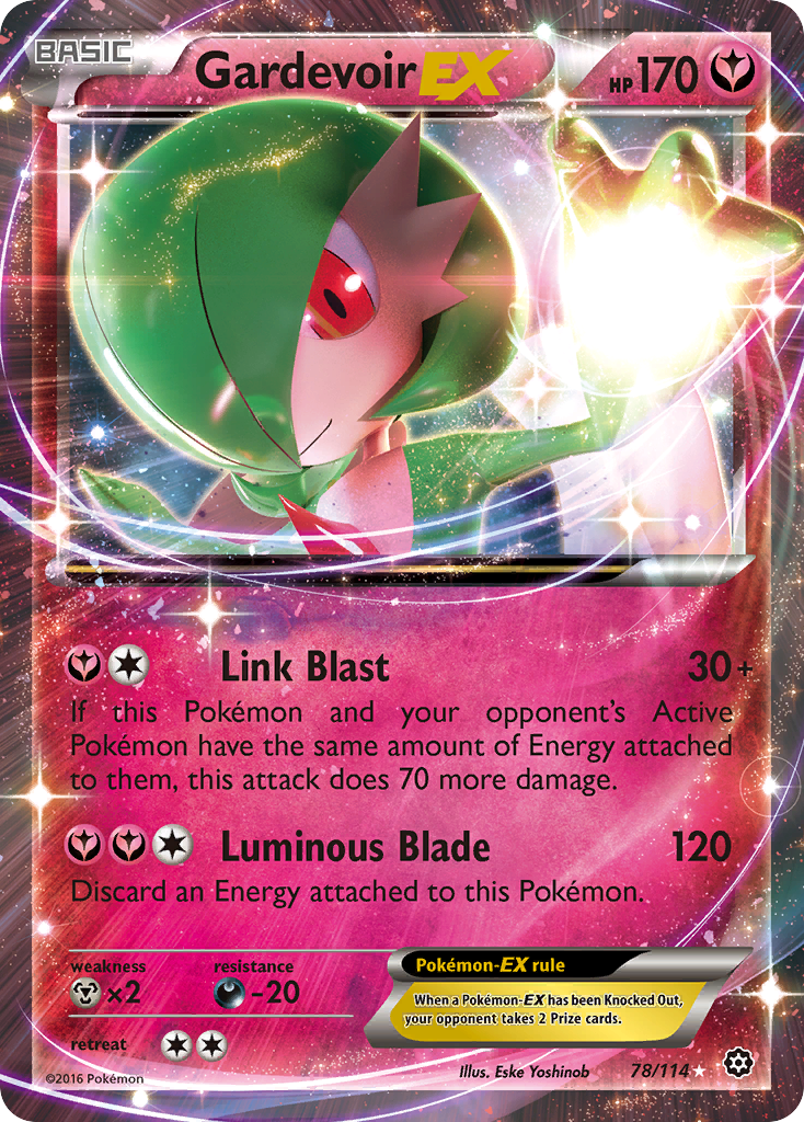 Gardevoir EX (78/114) [XY: Steam Siege] | Odin's Place